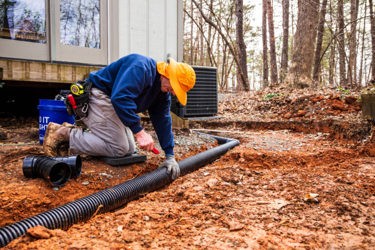 Landscape drainage problems